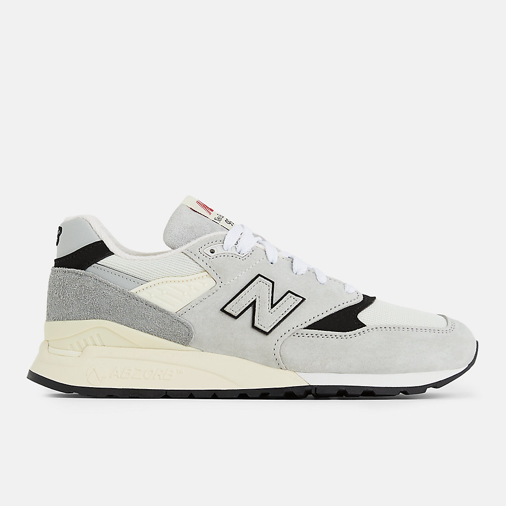 New Balance Made in USA 998 Shoes Grey with Black